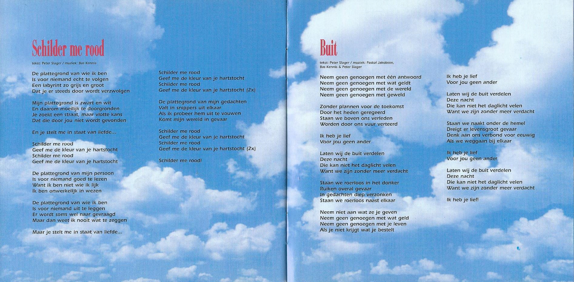 CD – BLØF – NAAKT ONDER DE HEMEL - 1995