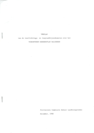 Ruilverkaveling Walcheren – Voorontwerp e.d. – 1989-1990