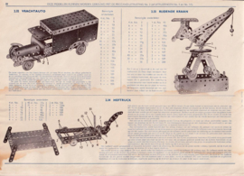 MECCANO - HANDLEIDING VOOR UITRUSTING No. 2 – 1954