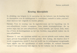 KEURING DIENSTPLICHT ... voor de dienstplicht, lichting 1947