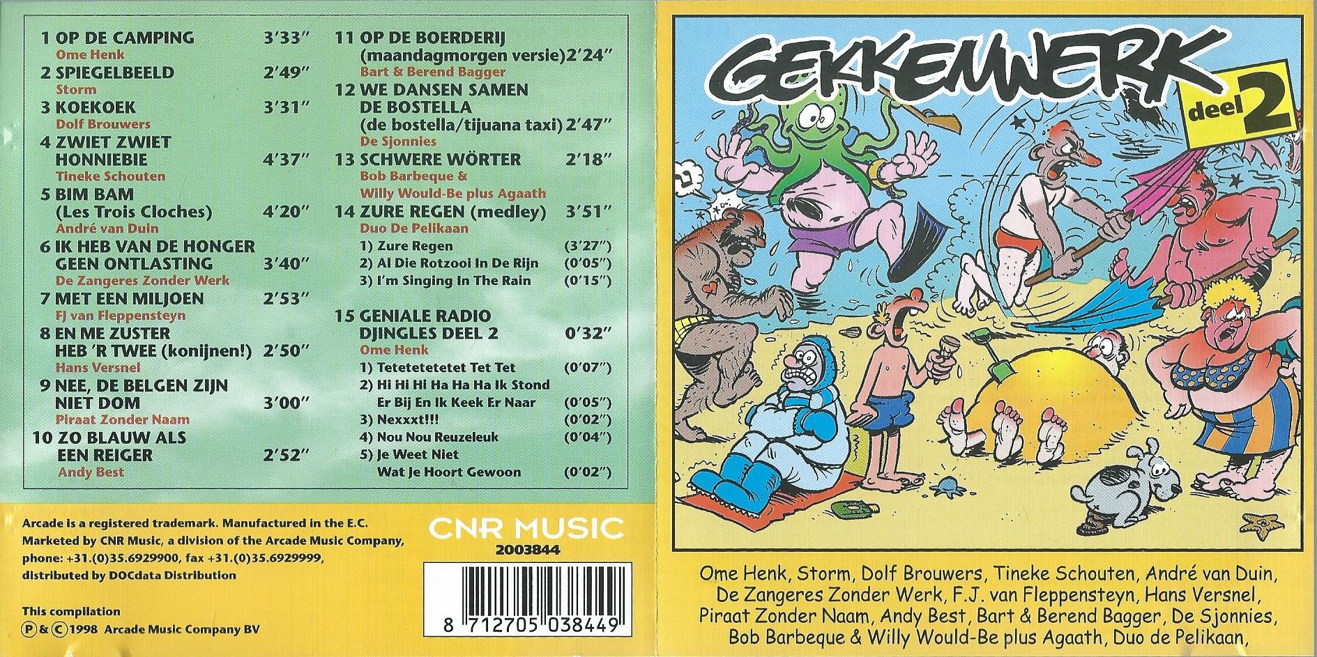 CD – GEKKENWERK deel 2 - 1998