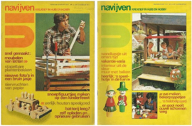 navijven – KREATIEF IN HUIS EN HOBBY - 2 stuks – nr. 3 MAART en 5 MEI 1977