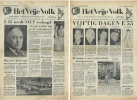 Het Vrije Volk – No. 39 en 43 – E55 (Nationale Energie Manifestatie) - JULI 1955