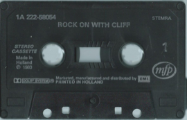 MC – CLIFF RICHARD - ROCK ON WITH CLIFF RICHARD - 1980