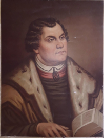 Prent - Dr. Martin Luther (1483–1546) – chromolithograph - nr. 143 – ca. 1900