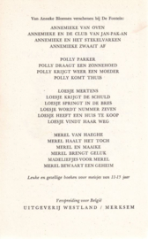 ANNEMIEKE EN DE CLUB VAN JAN-PAK-AN – ANNEKE BLOEMEN – 1965