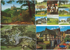 SET van 4 ansichtkaarten – Duitsland – o.a. 1965-1966