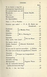 VERZEN II - Dr. J. Aleida Nijland – TWEEDE DEELTJE - 1923