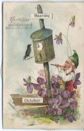 Ansichtkaart – kalenderkaart – ca. 1910