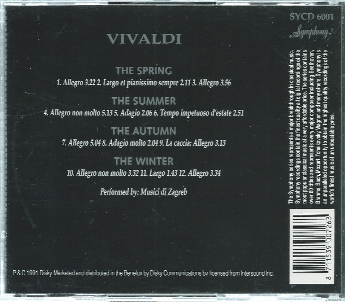 CD – Vivaldi – The Four Seasons - 1991