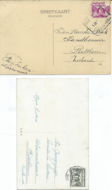 SET van 2 ansichtkaarten – Klederdracht – Drenthe - 1942