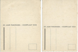 SET van 2 ansichtkaarten - 60 JAAR PANORAMA – 1973
