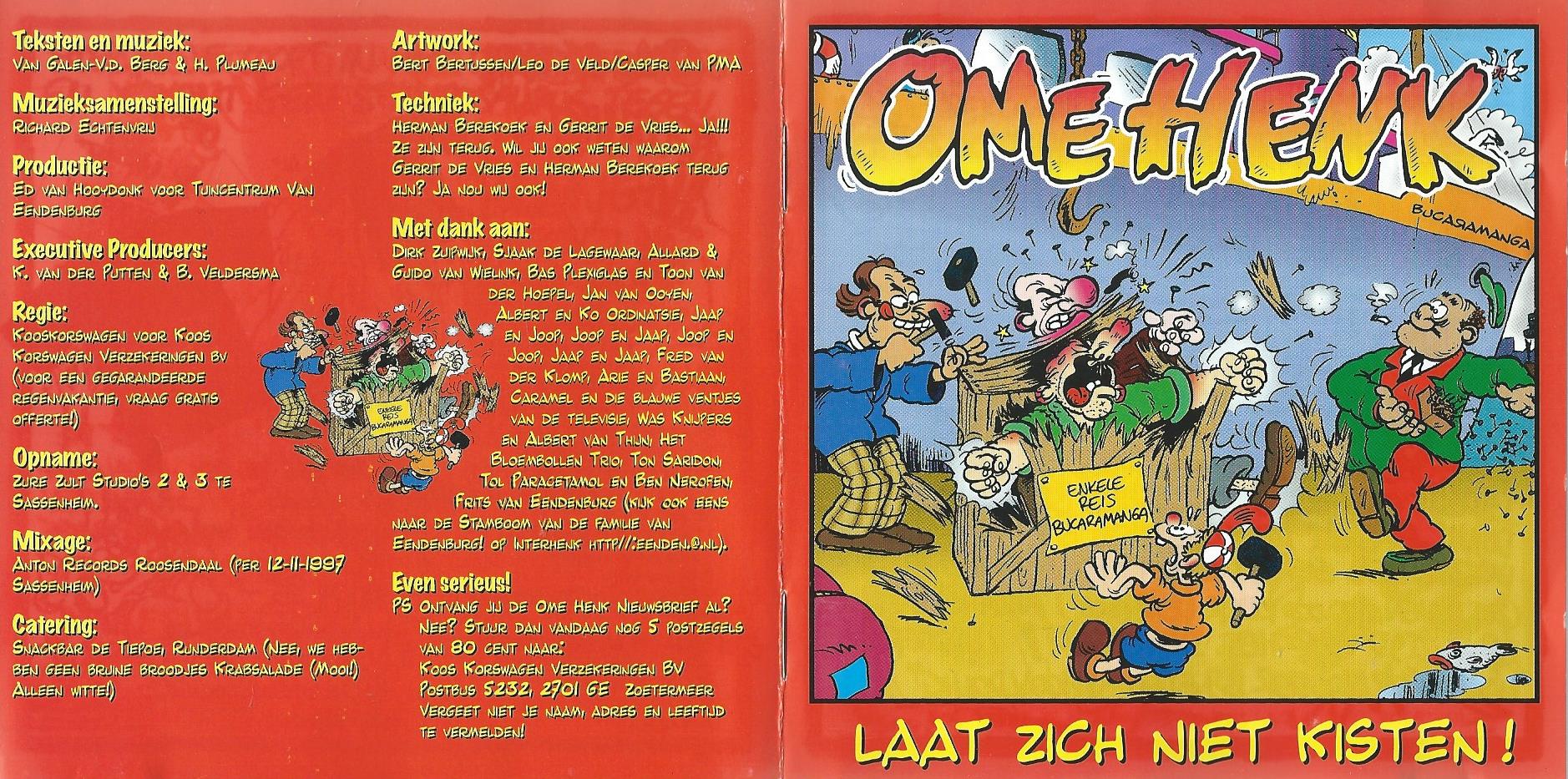 CD – OME HENK – OME HENK LAAT ZICH NIET KISTEN! - 1997