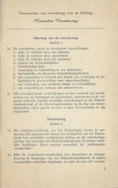 VOORWAARDEN VAN VERZEKERING ... – ca. 1956