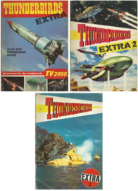 THUNDERBIRDS EXTRA, EXTRA 2 en  EXTRA 3  - 3 stuks – 1966