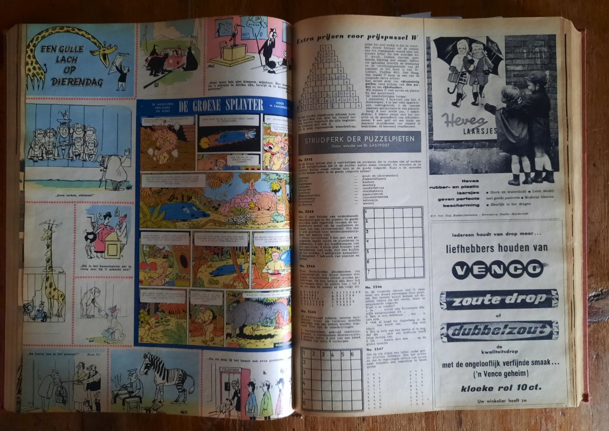 REVUE – het nederlands familieblad – 21 stuks, gebonden in band - 1960