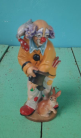 BEELD – clown – hout – Zaubererlehrling (Tovenaarsleerling)