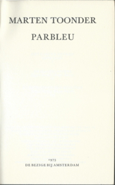 PARBLEU – MARTEN TOONDER - 1973