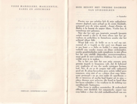 NIEUW DAGBOEK VAN SPIEGHELKEN – MARIA ROSSEELS - 1953
