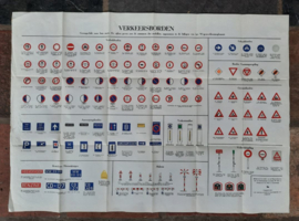 VERKEERSBORDEN – Commissarissen van Politie W. Faber en P.P. Paul - ca. 1950