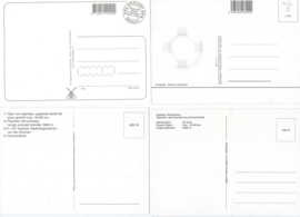 SET van 4 ansichtkaarten – Zeeland