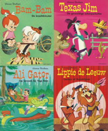 Happy-boekjes – 4 stuks – Hanna-Barbera – 1965