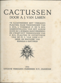 CACTUSSEN DOOR A.J. VAN LAREN (VEKA22) - 1931