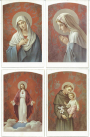 SET van 4 ansichtkaarten – SERIE POMPEI nr. 5, 20, 33 en 41