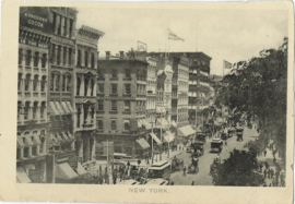 RECLAMEKAART – CACAO “A. DRIESSEN” - NEW YORK - ca. 1900