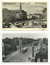 SET van 2 ansichtkaarten – ‘s-Hertogenbosch – 1957