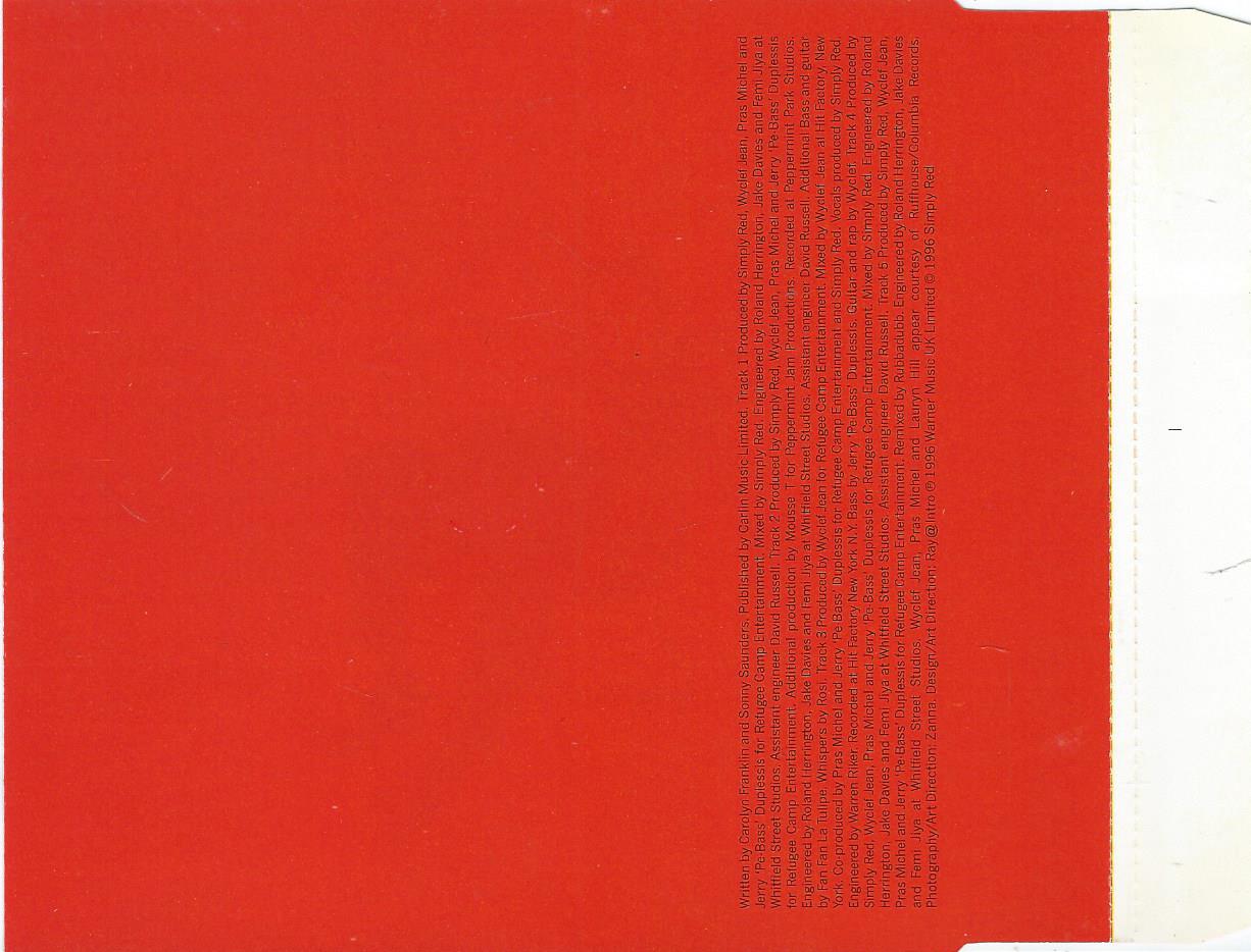 CD – Single – Simlpy Red – Angel - 1996