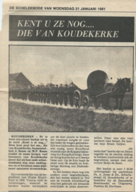 Kent u ze nog . . . die van Koudekerke - door J. Roose en W.P. Roose - 1980