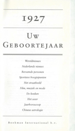 1927 - Uw Geboortejaar – Jeroen Jansen e.a. - 1996