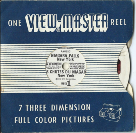 VIEW-MASTER beeldschijven – NIAGARA FALLS / LES CHUTES DU NIAGARA - New York - 3 stuks - 1971