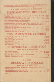 FUNDAMENTEEL REKENEN – ONDERWIJZERSBOEKJE - P.A. DIELS, J. NAUTA EN R.H. ZANDVOORT - 1947
