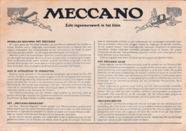 MECCANO - HANDLEIDING VOOR UITRUSTING No. 2 – 1954