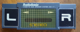 AudioSonic CASSETTE SIZE SPEAKER SYSTEM SB-17 – STEREO – jaren ‘90