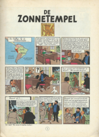 KUIFJE – DE ZONNETEMPEL – HERGÉ - 1966