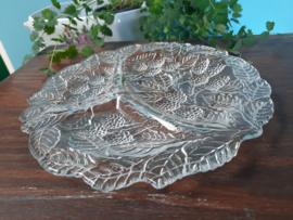 Vintage serveerschaal  3-Vaks