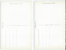 Kaarten setje 76 - 2 stuks - ca. 1950