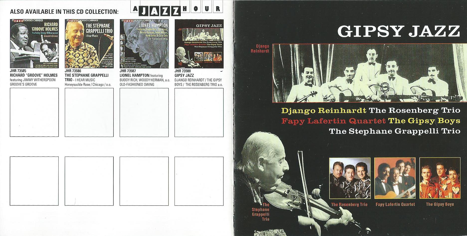 CD – GIPSY JAZZ - Django Reinhardt, The Rosenberg Trio, ... - 1995