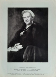 Prent – WILHELMINA DER NERDERLANDEN - 1945