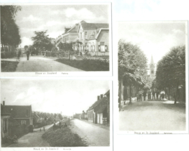 SET van 3 ansichtkaarten – Nieuw en St Joosland - 1947