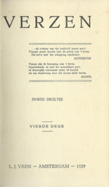 VERZEN III - Dr. J. Aleida Nijland – DERDE DEELTJE - 1929