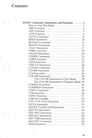 IBM Personal Computer BASIC Reference - 1984