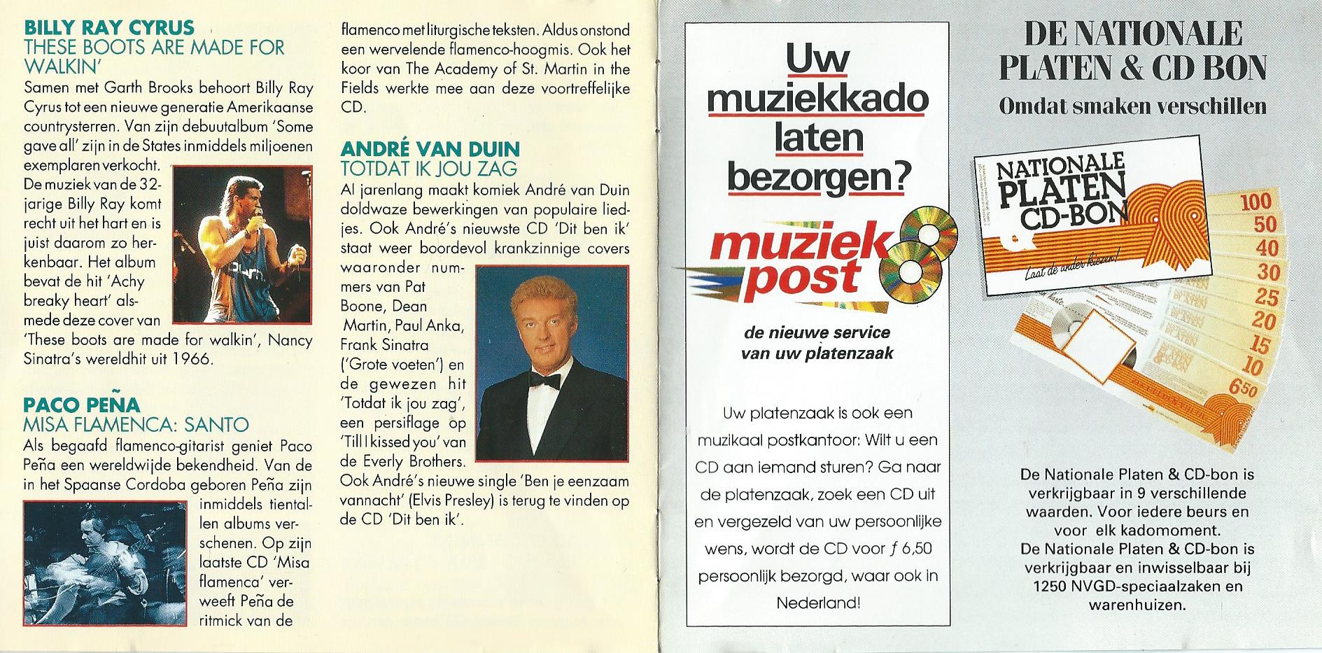 CD – Various - DE NATIONALE VOORJAARS CD 1993