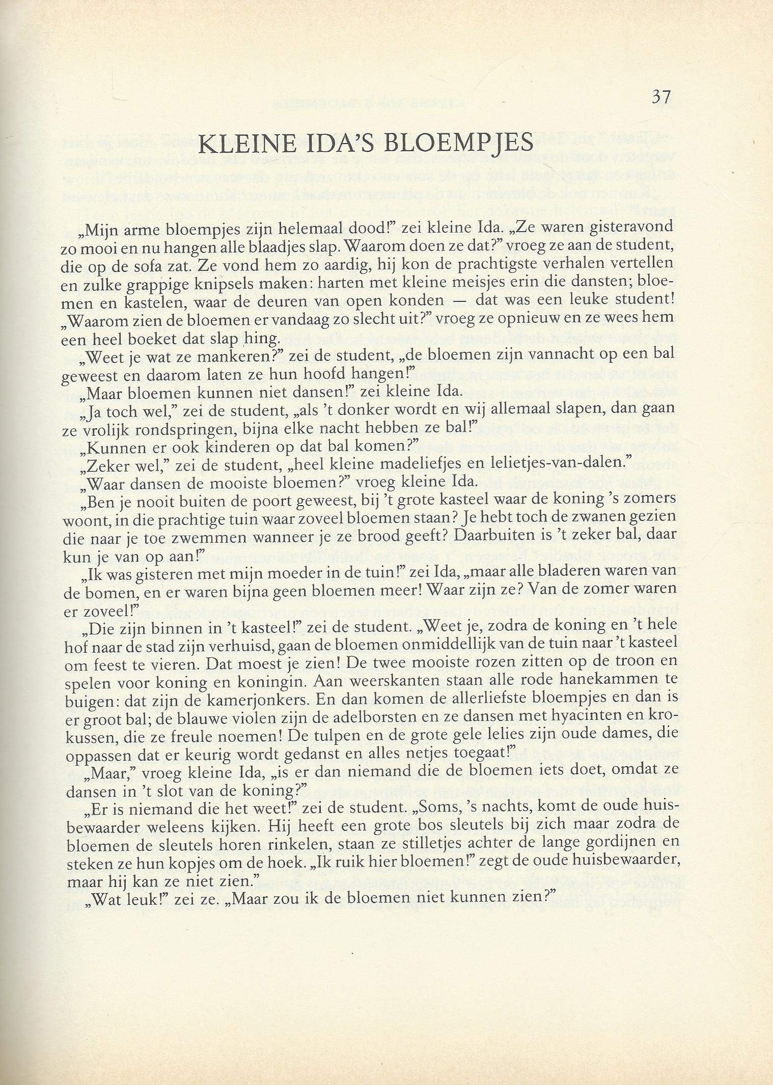 SPROOKJES EN VERTELLINGEN – HANS CHRISTIAN ANDERSEN - 1975