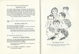 MAARTJE VRAAGT DE AANDACHT – JAN DE VRIES EN MARGREET REISS - 1958