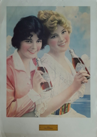 Coca Cola poster: Two Flappers - 1970 (1912)