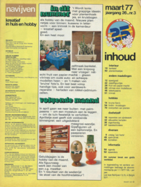 navijven – KREATIEF IN HUIS EN HOBBY - 2 stuks – nr. 3 MAART en 5 MEI 1977